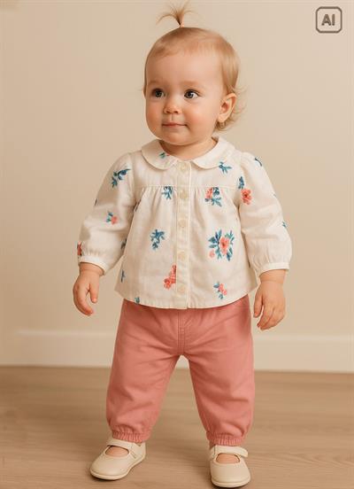 Organik Afonis 2li Takım Beyaz