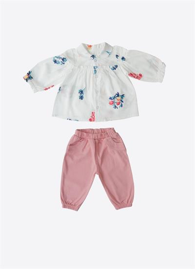 Organik Afonis 2li Takım Beyaz