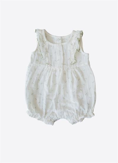 Organik  Alice Şort Tulum Ekru