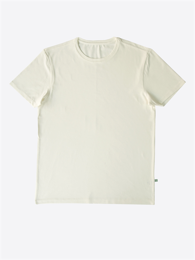 Organik Basic Erkek T-Shirt Ekru