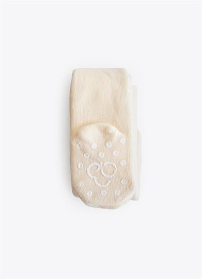 Organik Basic Havlu Külotlu Çorap Natural