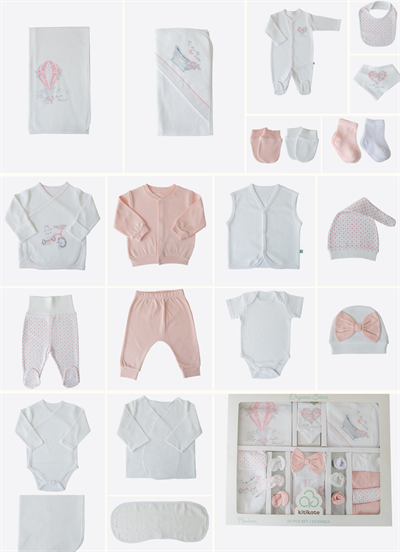 Organik Beauty For You 21li Hastane Çıkış Seti Beyaz