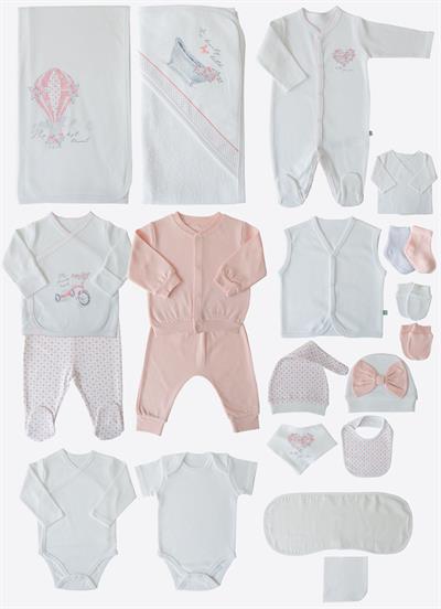 Organik Beauty For You 21li Hastane Çıkış Seti Beyaz