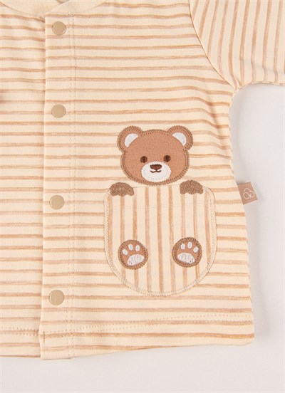 Organik Bepy 2li Pijama Takımı Natural
