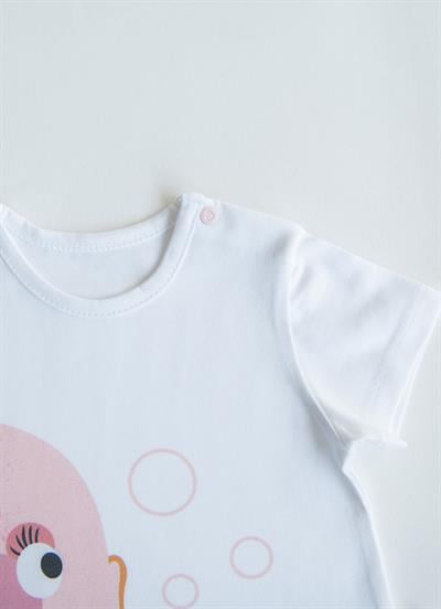 Organik Bloop Bloop 2li Takım Pembe