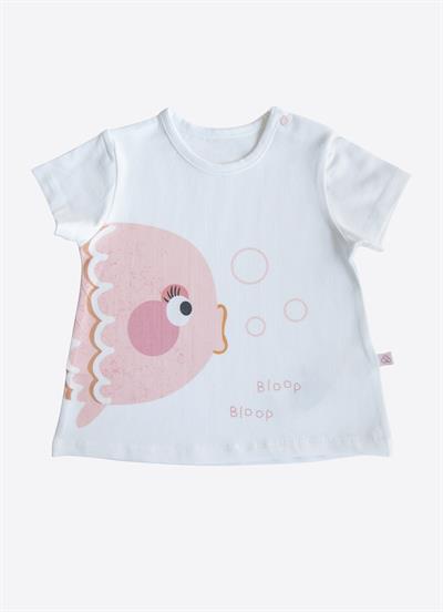 Organik Bloop Bloop 2li Takım Pembe