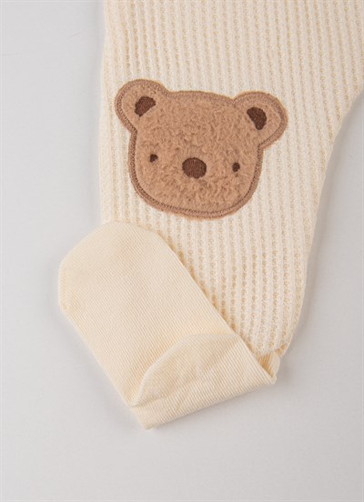Organik Bobo Bear Çoraptolon Natural