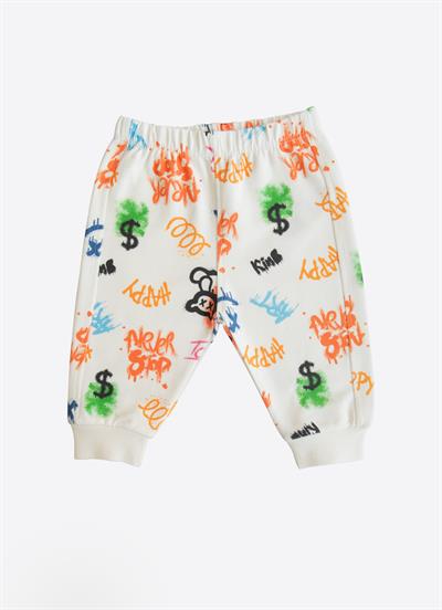 Organik Carles 2li Takım Bebek Boy Çok Renkli