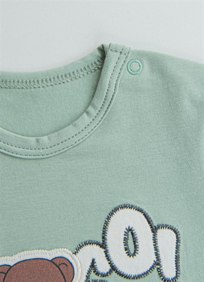 Organik Coco Şort Tulum Yeşil