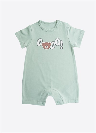 Organik Coco Şort Tulum Yeşil