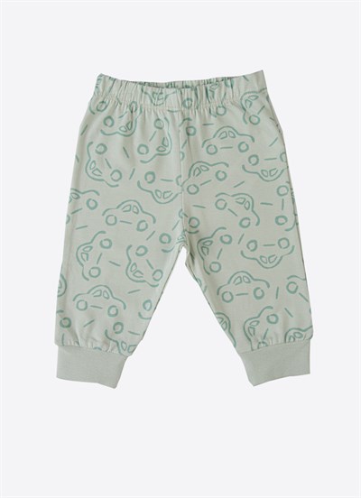 Organik Cody 2li Pijama Takımı Yeşil