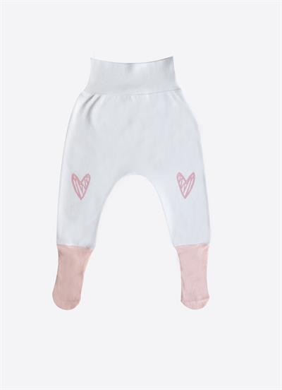 Organik Cute Rabbit 3lü Çoraptolon Pembe