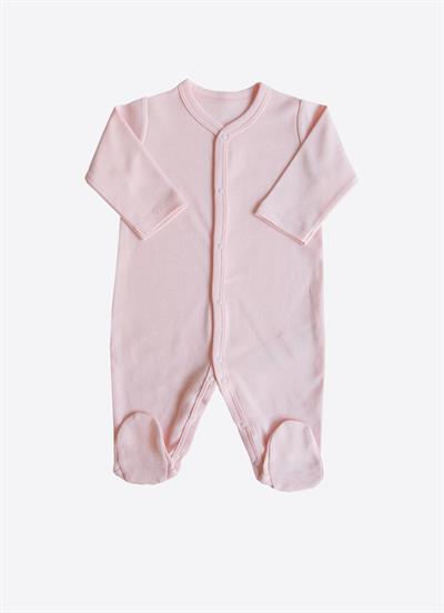 Organik Cute Rabbit 3lü Patikli Tulum Pembe