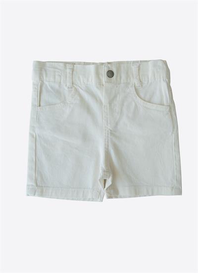 Organik Dean Şort Beyaz