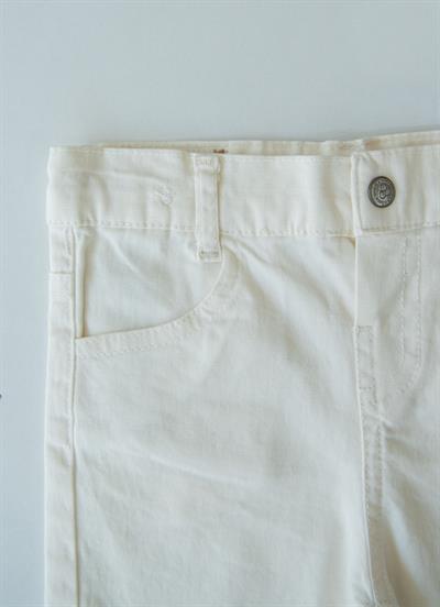 Organik Dean Şort Beyaz