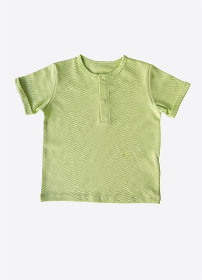 Organik Dorian 2li T-Shirt Mavi-Yeşil