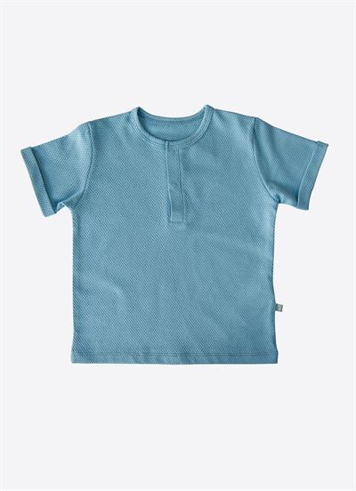 Organik Dorian 2li T-Shirt Mavi-Yeşil