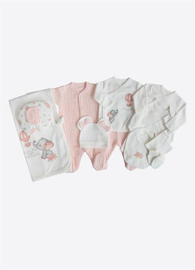 Organik Dream Big 12li Hastane Çıkış Seti Pembe