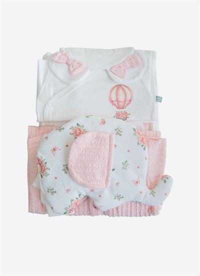 Organik Dream Big 12li Hastane Çıkış Seti Pembe