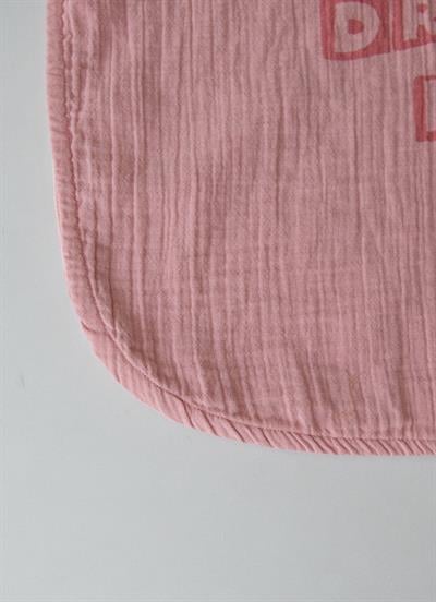 Organik Dream Big Pink Müslin Panço Bornoz Pembe