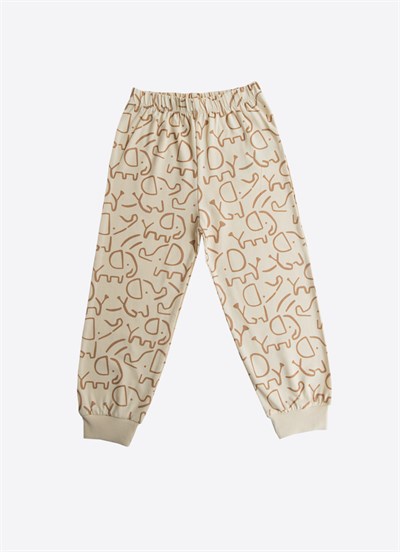 Organik Earl 2li Pijama Takımı Natural