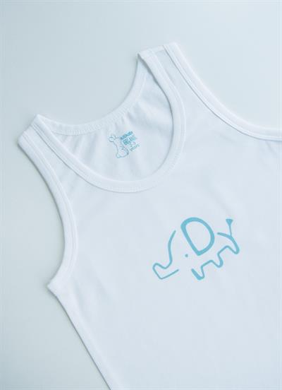 Organik Elephant 3lü Atlet Mavi