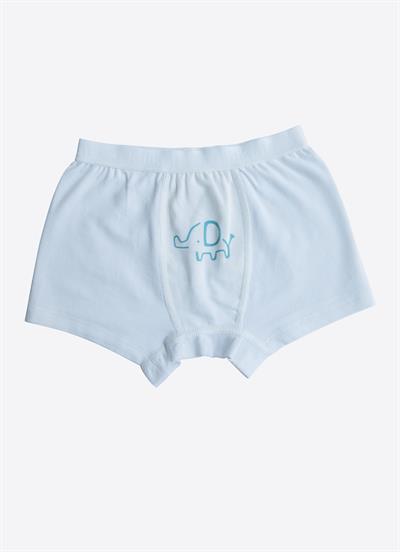 Organik Elephant 3lü Boxer Mavi