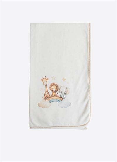 Organik Elias Battaniye Ekru