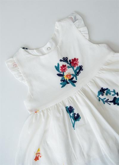 Organik Emily 2li Takım Beyaz