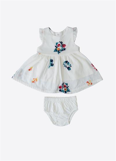 Organik Emily 2li Takım Beyaz