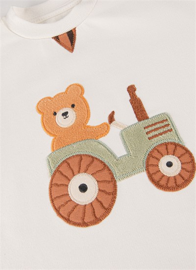 Organik Farmer Bear 2li Takım Kahverengi