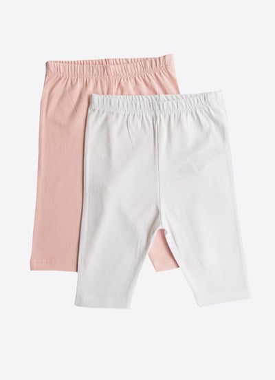 Organik Flexa 2li Tayt Pembe