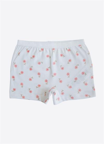 Organik Flowers 3lü Boxer Turuncu