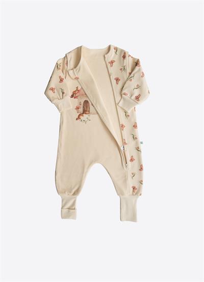 Organik Flowers Uyku Tulumu Natural