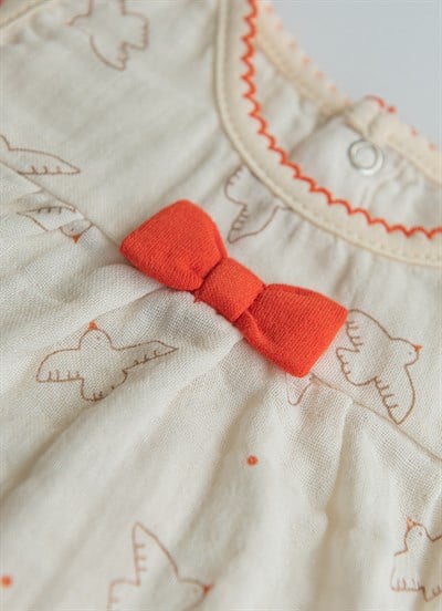 Organik Fly Bird Müslin  2li Takım Natural
