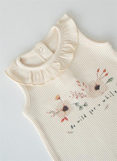 Organik For a While Şort Tulum Natural