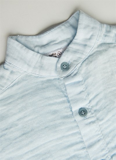 Organik Galvin Gömlek Mavi