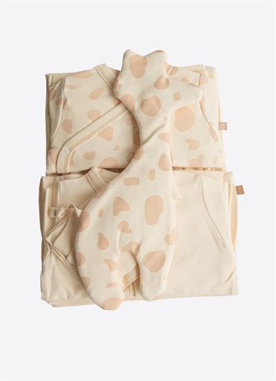 Organik Gıraffe 12li Hastane Çıkış Seti Bej