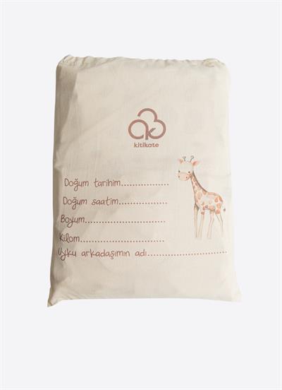 Organik Gıraffe 12li Hastane Çıkış Seti Bej