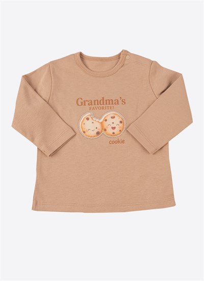 Organik Grandmas Cookie 2li Takım Bej