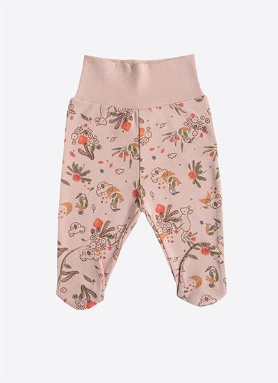Organik Happy Koala 3lü Patikli Pantolon Pembe