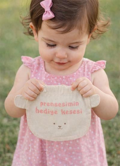 Organik Harçlık Kesesi Pembe