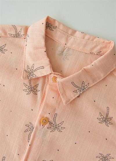 Organik Havana Gömlek Pembe