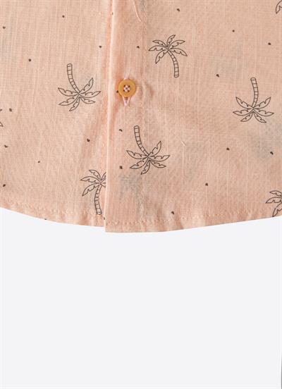 Organik Havana Gömlek Pembe