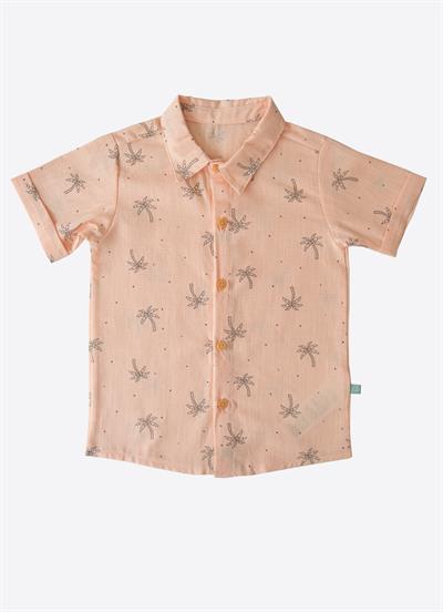 Organik Havana Gömlek Pembe