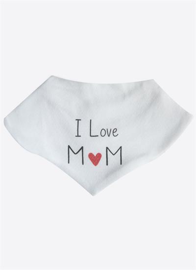 Organik I Love Mom 4lü Takım Gri