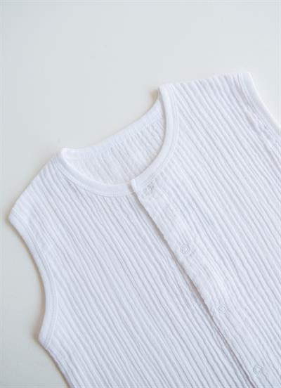 Organik İnes Uyku Tulumu Beyaz