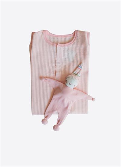 Organik İnes Uyku Tulumu Pembe