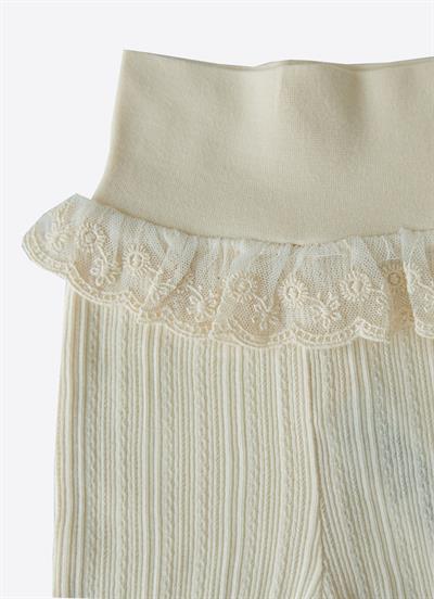 Organik Jaclin Patikli pantolon Natural