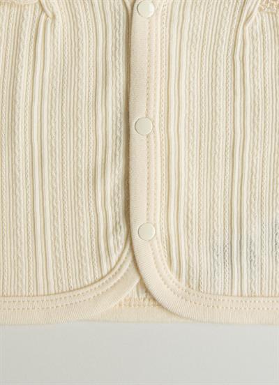 Organik Jaclin Yelek Natural